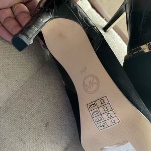 MK womens boots with heels